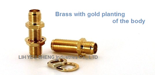 SMA Adapter_SMA F TO SMA F_Brass SMA Adapter_SMA F TO SMA F_Brass