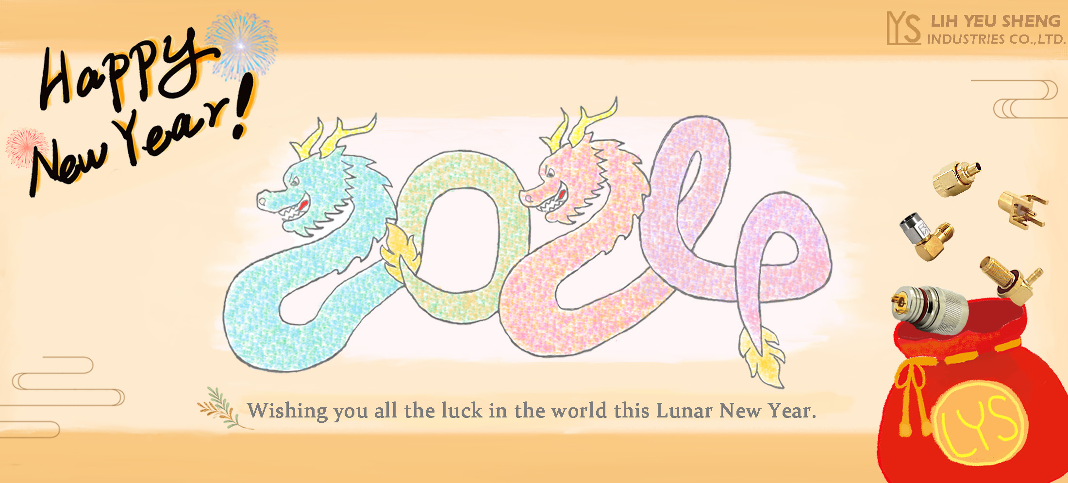 LYS Wish You Happy Chinese New Year of the Dragon