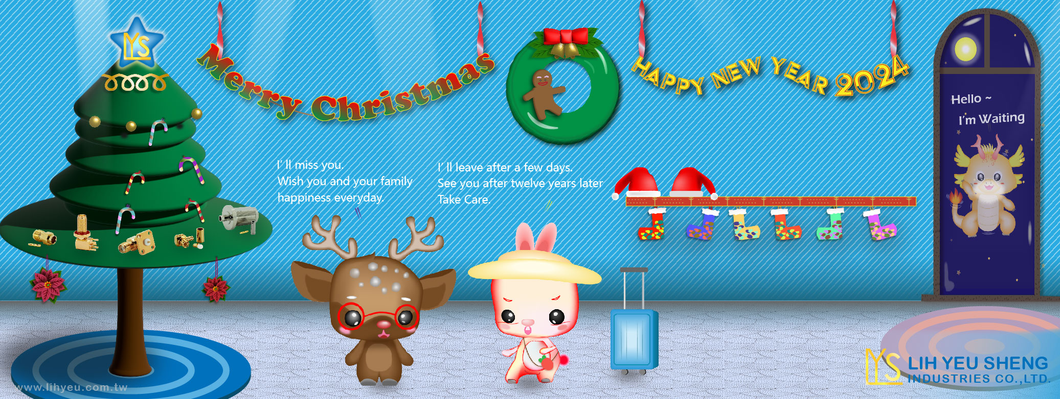 LIH YEU SHENG Wish you Merry Christmas & Happy New Year 2024