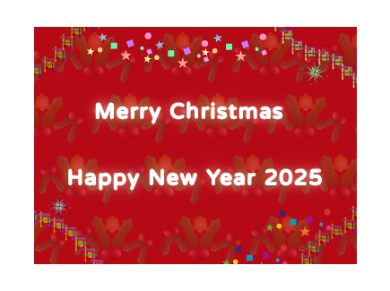 Season Greetings for Christmas and New Year 2025