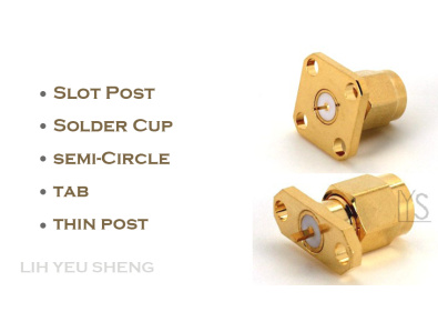 Various Terminal Posts, 2&4 Hole Panel SMA Male connector