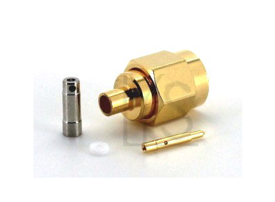 細線用, SMA Male Straight Crimp Type Connector