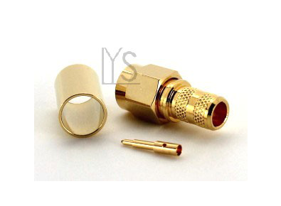 LMR,CFD類線, SMA Male Straight Crimp Type connector