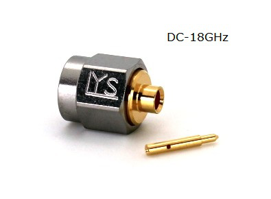 .085｜.141 Cable, 18GHz SMA Male Straight Connector