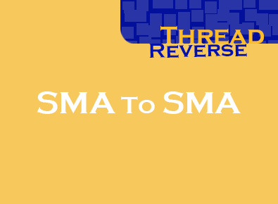 Reverse Thread SMA To SMA Adapter