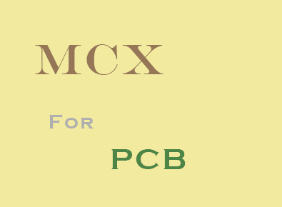 MCX for PCB connector