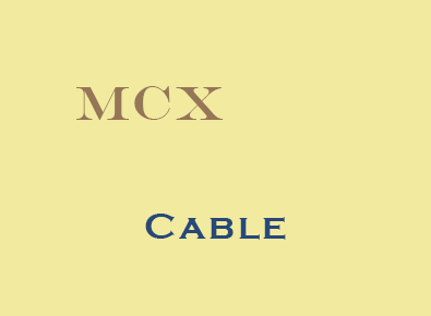 MCX for Cable connector
