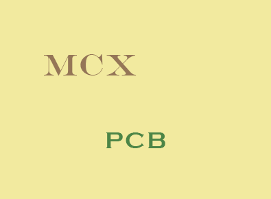 MCX for PCB connector