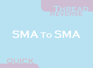 Quick｜Reverse Thread SMA To SMA Adapter