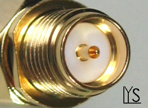 Reverse Polarity SMA Female with Male Pin