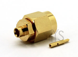 SMA Male Straight Solder for .085, RG405, SS405 Cable Connector