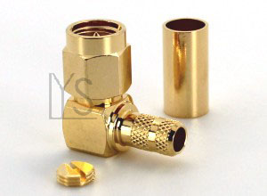 RG58｜174｜316 Cable, SMA(RP-SMA) Male R/A Crimp Connector